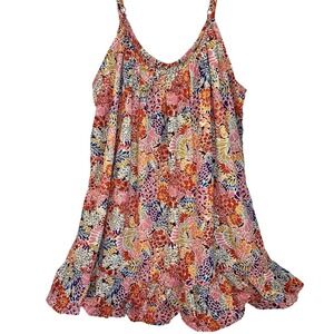 Floral Print Cami Top Sleeveless Casual Summer‎ Bohemian Style Womens Large
